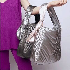 NEW CARAA SPORT Fractus Tote Silver/Pink